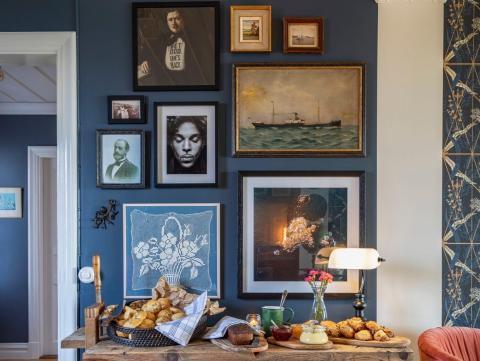 View of a breakfast display in the Pater Noster hotel.