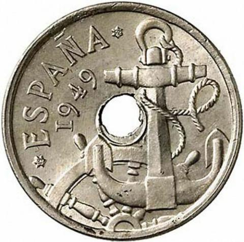 50 céntimos de 1949