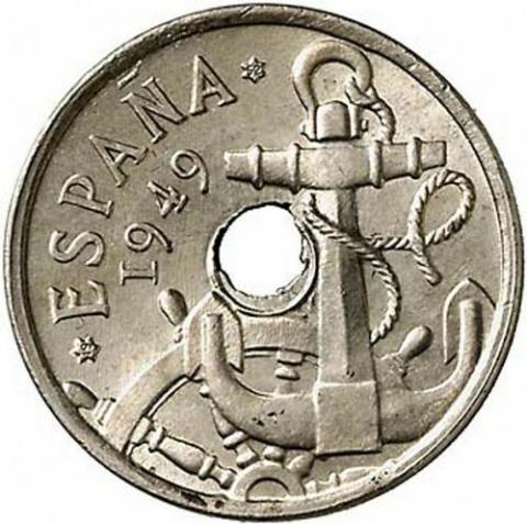 50 céntimos de 1949