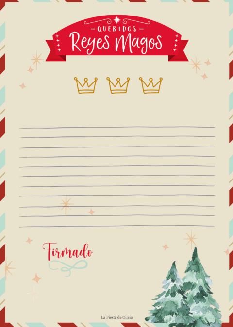 Carta a los Reyes Magos