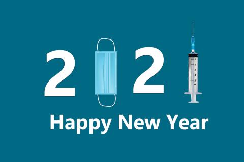 Felicitaciones divertidas de año nuevo 2021 para WhatsApp