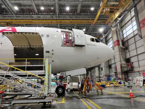 Instalaciones de Iberia en La Muñoza, en Madrid