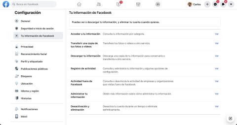 Comprobar si alguien ha entrado en tu cuenta de Facebook
