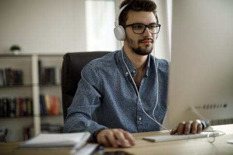 music on the computer