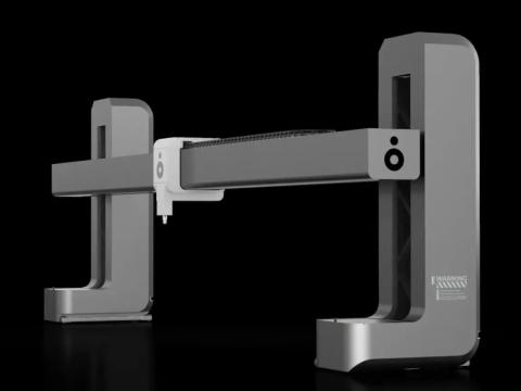 A rendering of Icon's 3D printer.