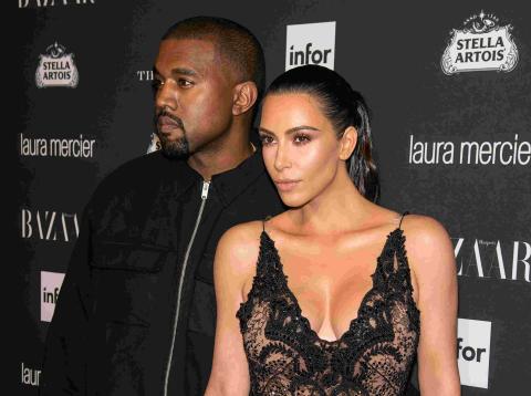 Kim Kardashian Kanye West famosos celebrities Kim Kardashian Kanye West famosos celebrities