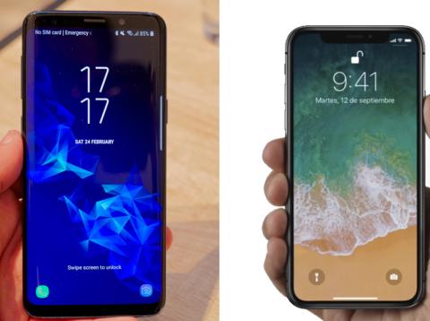 Galaxy S9 vs iPhone X Galaxy S9 vs iPhone X