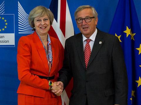 Theresa May has a greed a Brexit deal with EU leaders. Theresa May has a greed a Brexit deal with EU leaders.