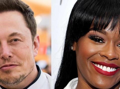 Tesla CEO Elon Musk and rapper Azealia Banks. Tesla CEO Elon Musk and rapper Azealia Banks.