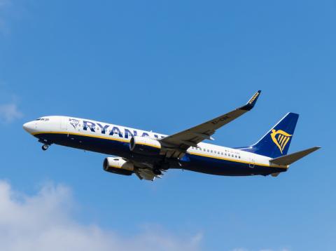 Avión de Ryanair. Avión de Ryanair.