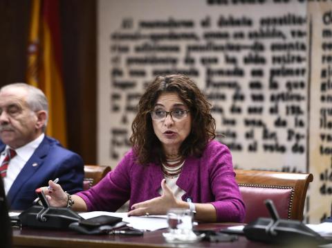 La ministra de Hacienda, María Jesús Montero. La ministra de Hacienda, María Jesús Montero.