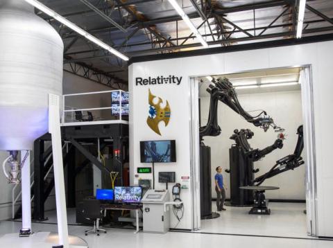 Stargate by Relativity Space is arguably the largest metal 3D printer in the world. Stargate by Relativity Space is arguably the largest metal 3D printer in the world.