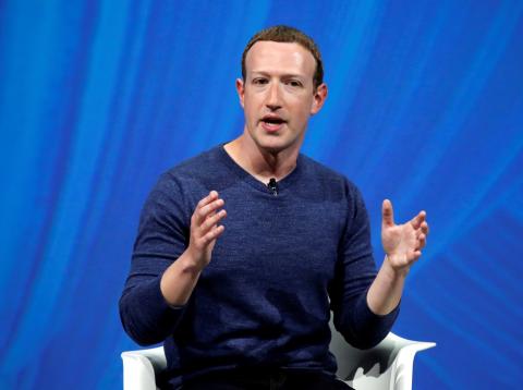 Mark Zuckerberg, CEO de Facebook, en una conferencia en Francia Mark Zuckerberg, CEO de Facebook, en una conferencia en Francia