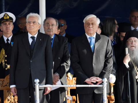 Presidente de Grecia y presidente de Italia Presidente de Grecia y presidente de Italia