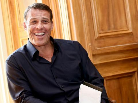 Tony Robbins (pictured) calls "The Rainbow Fish" the adult version of "Shallow Hal." Tony Robbins (pictured) calls "The Rainbow Fish" the adult version of "Shallow Hal."