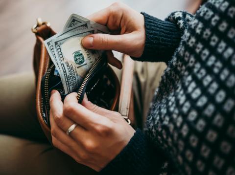Cleaning out your wallet at the end of the week is an easy way to save up spare change. Cleaning out your wallet at the end of the week is an easy way to save up spare change.