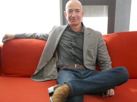 Jeff Bezos, CEO of Amazon, is the world's richest man. Jeff Bezos, CEO of Amazon, is the world's richest man.
