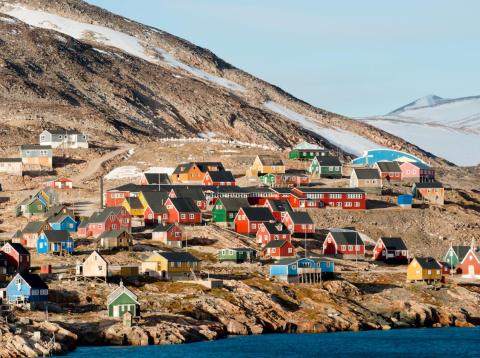 Ittoqqortoormiit, Greenland, is a great place to see the Northern Lights. Ittoqqortoormiit, Greenland, is a great place to see the Northern Lights.