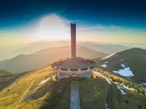 The Buzludzha Monument in Bulgaria is one such project. The Buzludzha Monument in Bulgaria is one such project.