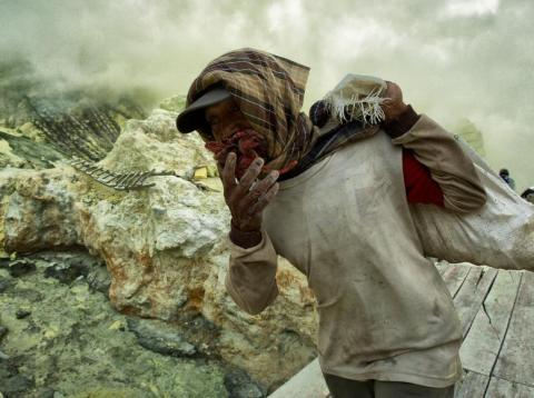 A miner in Bolivia's Cerro Rico silver mines, where millions have died since the 1500s. A miner in Bolivia's Cerro Rico silver mines, where millions have died since the 1500s.