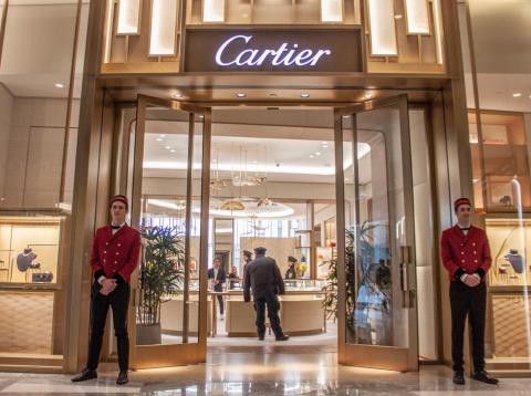 Una tienda de Cartier en Hudson Yards, el nuevo barrio de Nueva York. Una tienda de Cartier en Hudson Yards, el nuevo barrio de Nueva York.