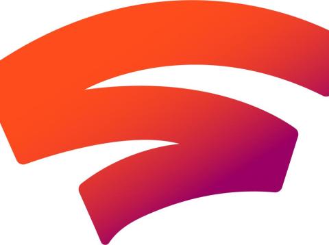 The official logo for Stadia, Google's new video game platform. The official logo for Stadia, Google's new video game platform.