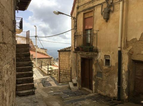 An abandoned two-bedroom home is being sold for a euro. An abandoned two-bedroom home is being sold for a euro.