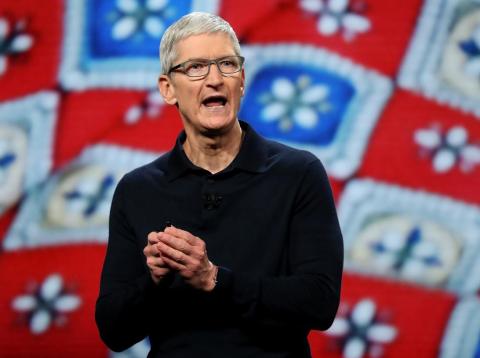 El CEO de Apple Tim Cook. El CEO de Apple Tim Cook.