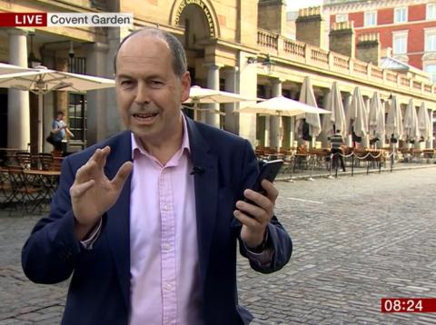 La BBC prueba el 5G La BBC prueba el 5G