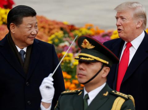 El presidente de China, Xi Jinping, y el presidente de Estados Unidos, Donald Trump El presidente de China, Xi Jinping, y el presidente de Estados Unidos, Donald Trump