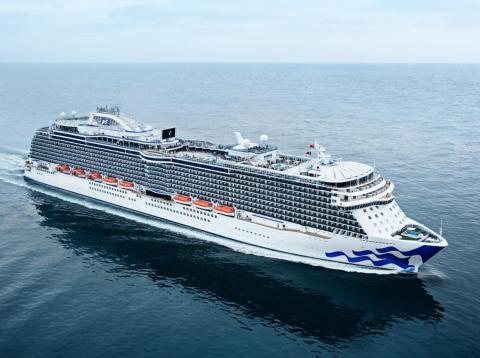 Princess Cruises' Regal Princess ship. Princess Cruises' Regal Princess ship.