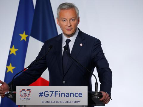 Bruno Le Maire, ministro de Finanzas de Francia. Bruno Le Maire, ministro de Finanzas de Francia.