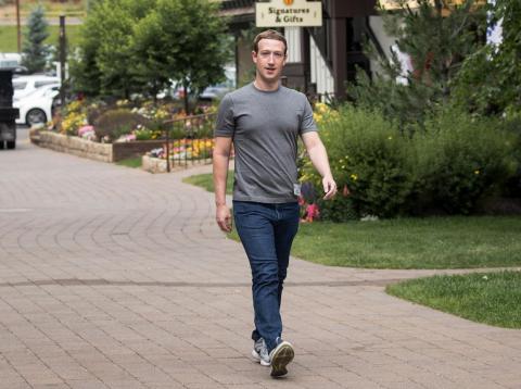 Mark Zuckerberg in tech CEO uniform. Mark Zuckerberg in tech CEO uniform.