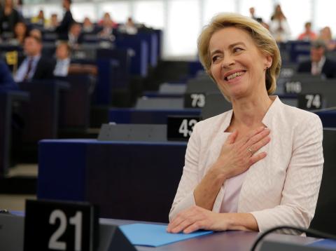 La nueva presidenta de la Comisión Europea, Ursula von der Leyen. La nueva presidenta de la Comisión Europea, Ursula von der Leyen.