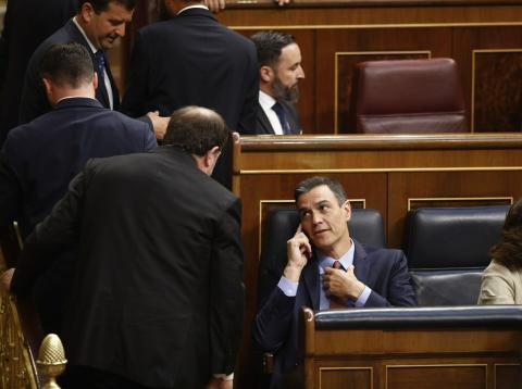Pedro Sánchez y Oriol Junqueras Pedro Sánchez y Oriol Junqueras