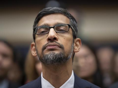 El CEO de Google, Sundar Pichai. El CEO de Google, Sundar Pichai.