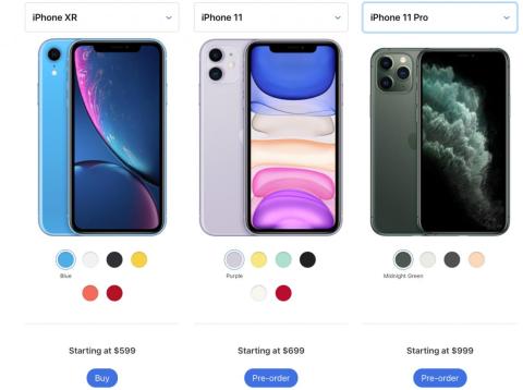 iPhone: iPhone 11, iPhone 11 Pro y iPhone XR Apple announced three new phones on September 10.