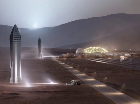 Base en Marte diseñada por Space X Base en Marte diseñada por Space X