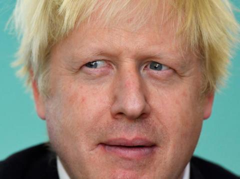 UK Prime Minister Boris Johnson during a visit to a school in London on Tuesday. UK Prime Minister Boris Johnson during a visit to a school in London on Tuesday.