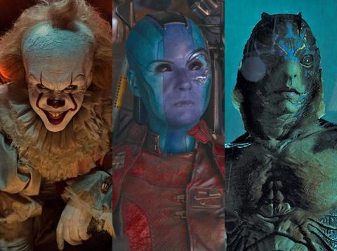 "It's" Pennywise, Marvel's Nebula, and "The Shape of Water's" Amphibian Man are well-known characters. "It's" Pennywise, Marvel's Nebula, and "The Shape of Water's" Amphibian Man are well-known characters.