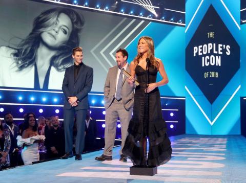 Jennifer Aniston won the People's Icon Award for her career achievements at the People's Choice Awards on November 10. Jennifer Aniston won the People's Icon Award for her career achievements at the People's Choice Awards on November 10.
