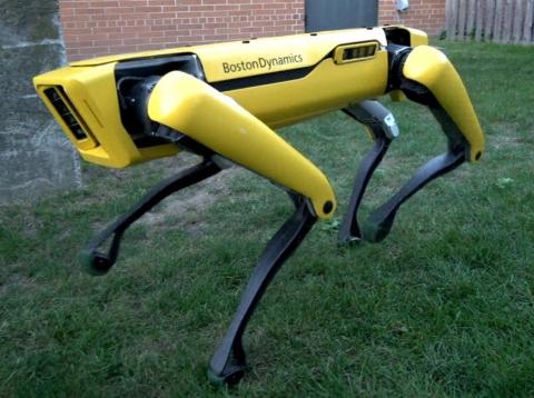 Perro robot spot de Boston Dynamics Perro robot spot de Boston Dynamics