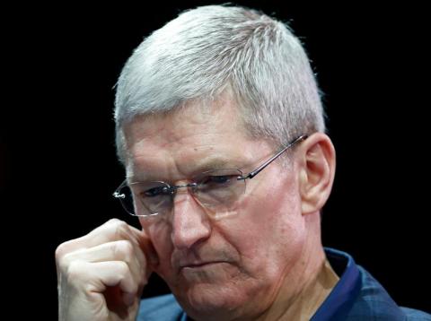 El CEO de Apple, Tim Cook. El CEO de Apple, Tim Cook.