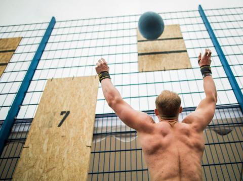 CrossFit workouts aim to build "functional fitness," or strength in the type of movements you'd perform in everyday life. CrossFit workouts aim to build "functional fitness," or strength in the type of movements you'd perform in everyday life.