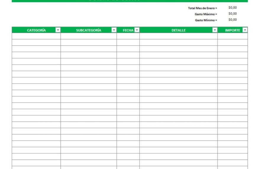 Planillaexcel Descarga Plantillas De Excel Gratis Como Hacer Un Images ...