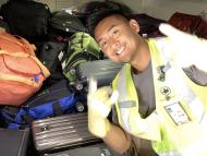TikTok user DJ Sugue is shedding light on how luggage is packed underneath an airplane.