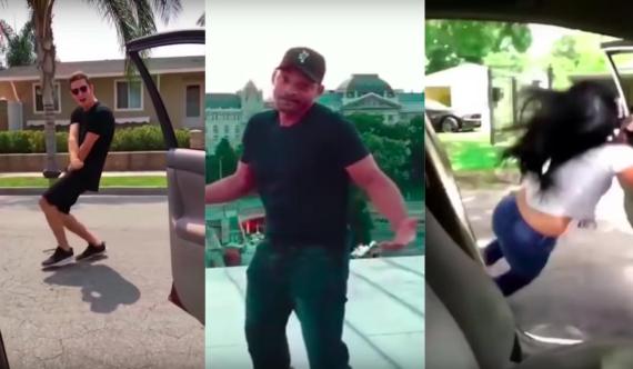 The latest internet craze includes dancing alongside moving cars — and, surprise, people are getting badly hurt