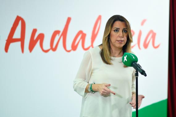 Susana Díaz, secretaria general de la federación andaluza del Partido Socialista Obrero Español.