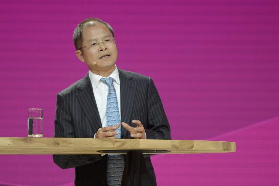 Eric Xu, presidente rotatorio de Huawei.