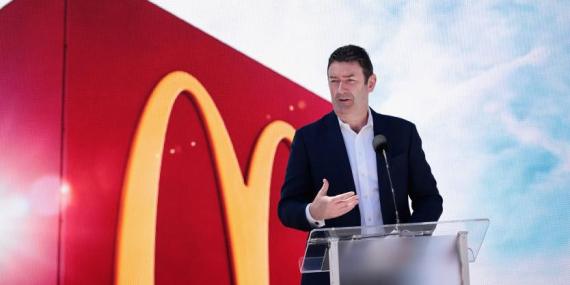 Stephen Easterbrook, hasta ahora CEO de McDonald's.